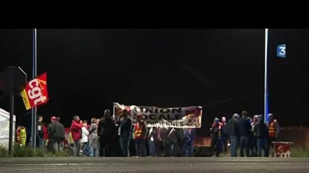 Le dépôt de carburant d&#039;Haulchin brièvement bloqué par des manifestants