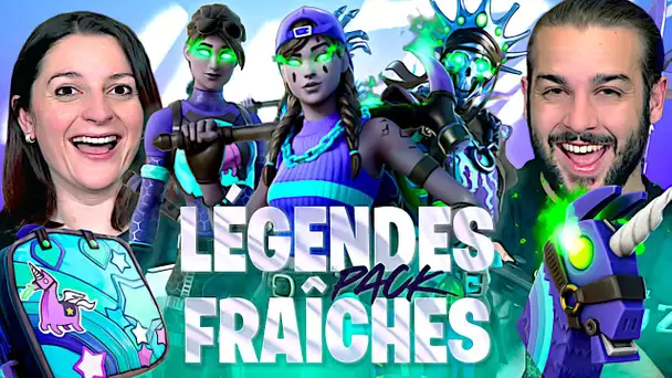 ON ACHETE LE NOUVEAU PACK DE SKIN LEGENDES FRAICHES ! | FORTNITE DUO