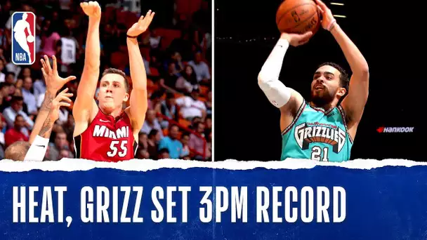 Grizzlies & Heat Set Franchise Record For 3's!