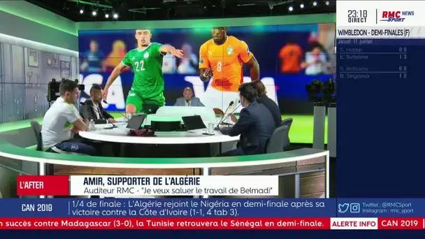 Amir, supporter algérien : "L'état d'esprit de l'équipe est irréprochable"