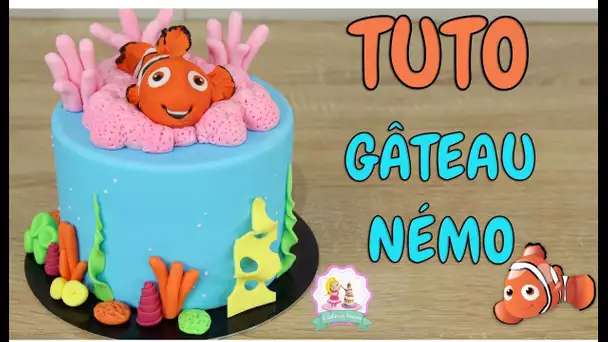 ★• GATEAU CAKE DESIGN NÉMO - TUTORIEL DECORATION PATE A SUCRE •★