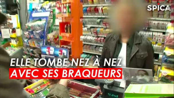 Elle tombe nez à nez avec ses braqueurs