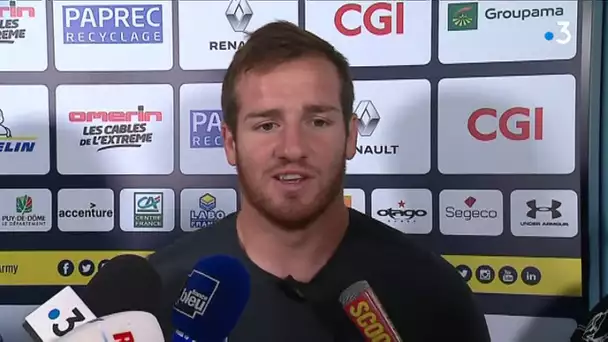 L&#039;ouvreur de l&#039;ASM Clermont Auvergne Camille Lopez avant le match face à Bordeaux