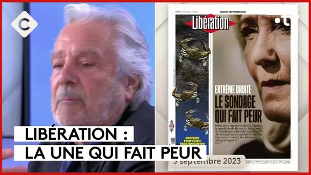 Libération : La Une qui fait peur - L’info e n + - C à vous - 05/09/2023