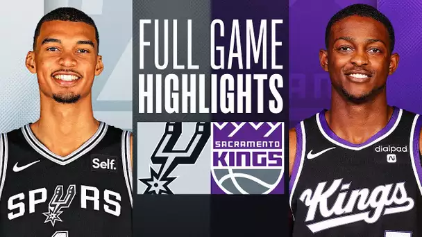 SPURS at KINGS | FULL GAME HIGHLIGHTS | February 22, 2024