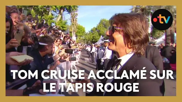 #Cannes2025. Tom Cruise acclamé par ses fans pour l'avant-première du dernier Mission Impossible