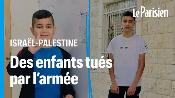 À Jénine, l'armée tire sur des enfants palestiniens