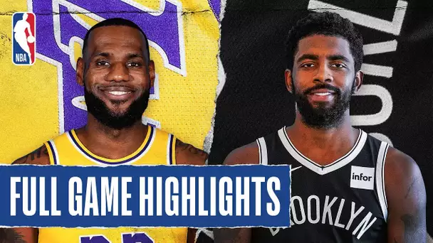 LAKERS at NETS | FULL GAME HIGHLIGHTS | January 23, 2020