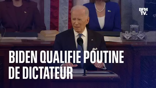 Pour Joe Biden, le "dictateur" Poutine est "plus isolé que jamais"