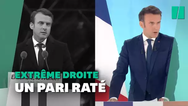 En 2017, Macron promettait d'éradiquer l'extrême droite, c'est raté