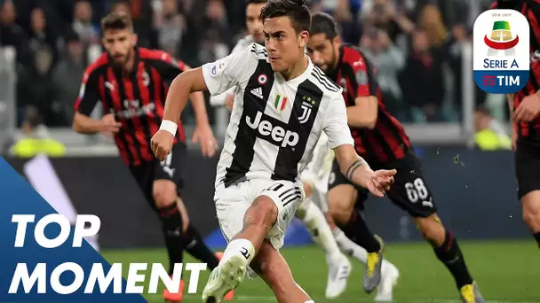 La Joya levels the score with a penalty! | Juventus 2-1 Milan | Top Moment | Serie A