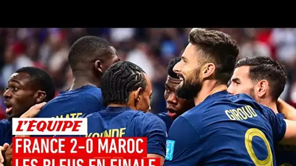 FRANCE 2-0 MAROC : LES BLEUS EN FINALE DE LA COUPE DU MONDE FACE À L'ARGENTINE