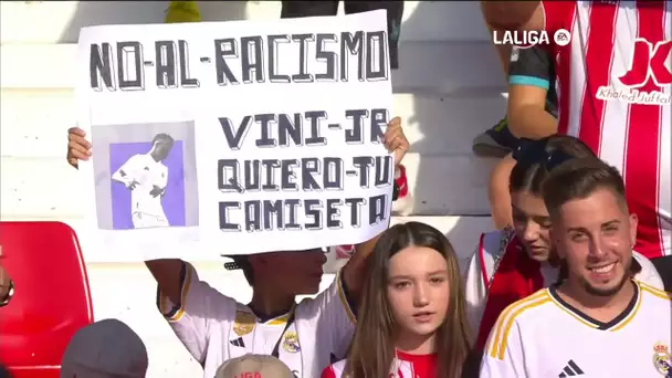 Calentamiento UD Almería vs Real Madrid