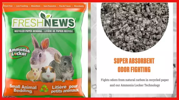 Fresh News Recycled Paper Bedding, Small Animal Bedding, 40 Liters