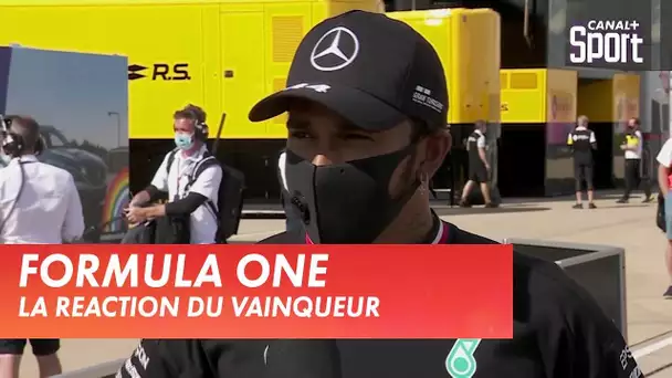 Lewis Hamilton : "Jamais terminé une course sur trois roues"