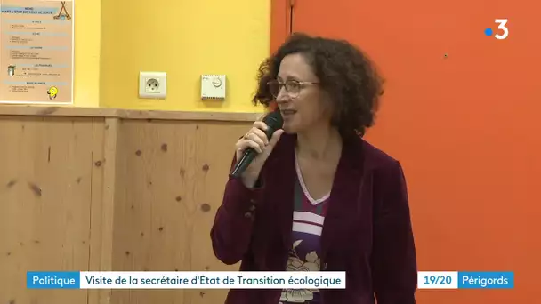 Visite d'Emmanuelle Wargon, secrétaire d'Etat à la transition écologique