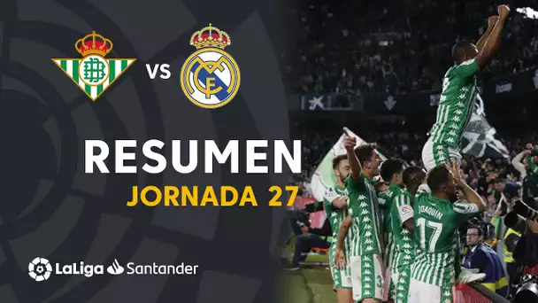 Resumen de Real Betis vs Real Madrid (2-1)