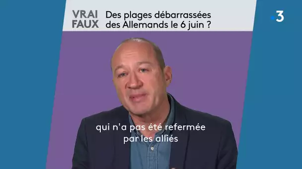 Vrai / Faux :  des plages débarrassées des Allemands le 6 juin ? Stéphane Simonnet nous répond