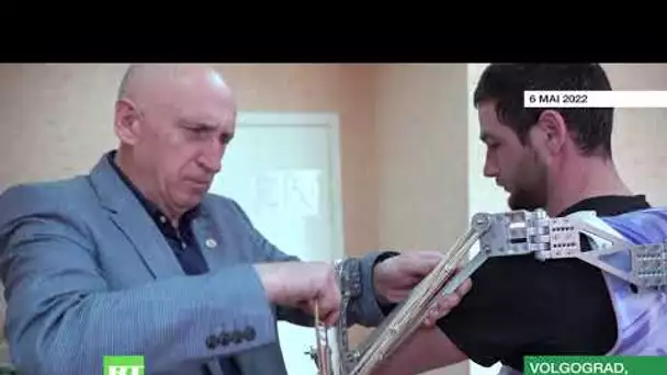 Russie : un exosquelette pour aider un militaire blessé au bras en Ukraine