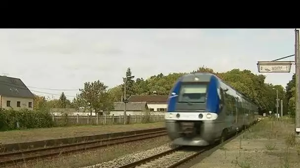 Une gare fermée entre Rouen et Caen