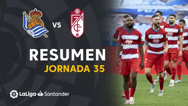 Resumen de Real Sociedad vs Granada CF (2-3)