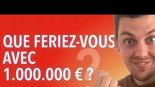 Que feriez-vous avec un million d'euros ? - Pierre Croce