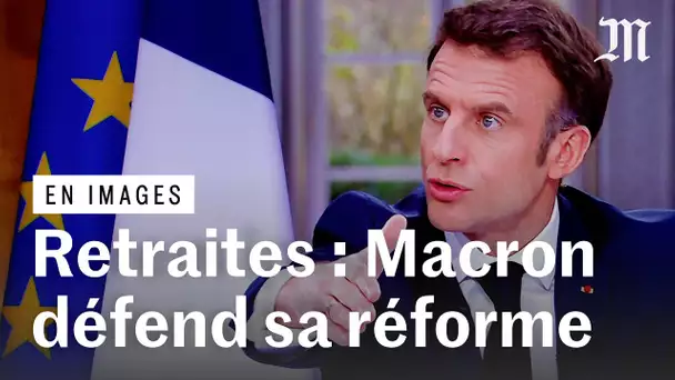 Macron réagit à la contestation contre la réforme des retraites