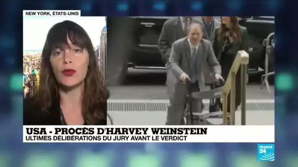 On s'attend à de longues délibérations pour le procès Weinstein, rapporte la correspondante à New Yo