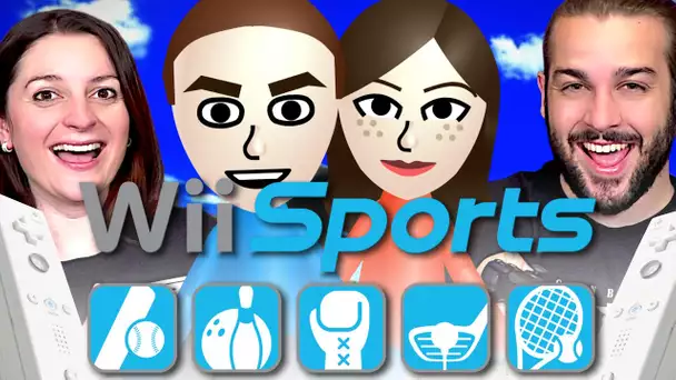 ON S'ENTRAINE SUR WII SPORTS ! BOWLING ET TENNIS SUR WII SPORTS