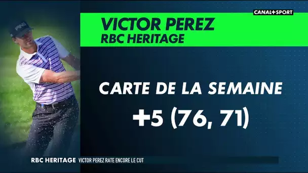 RBC Heritage - Victor Perez rate encore le cut