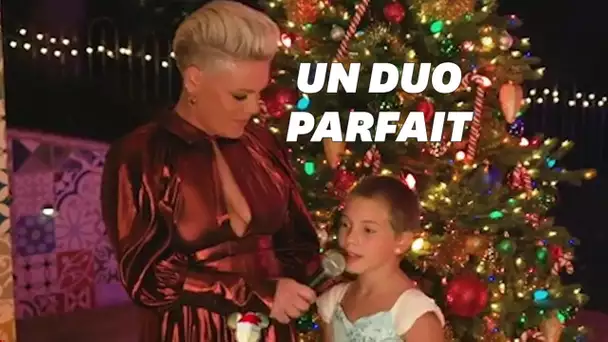 Ce duo entre Pink et sa fille Willow est parfait pour se mettre dans l'ambiance de Noël