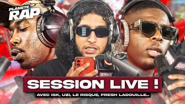 SESSION FREESTYLE avec ISK, Uzi, Fresh LaDouille, Le Risque, Heykel, Junior Hassen... #PlanèteRap