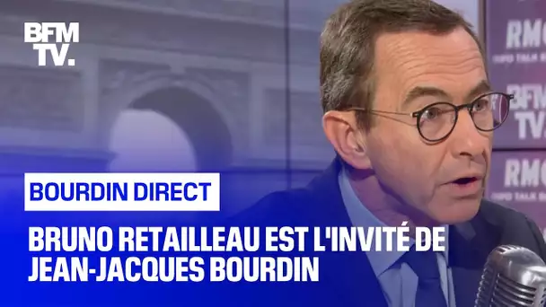 Bruno Retailleau face à Jean-Jacques Bourdin en direct