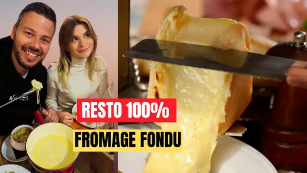 FONDUE + RACLETTE à VOLONTÉ dans le MÊME RESTO avec @laurachanteuse