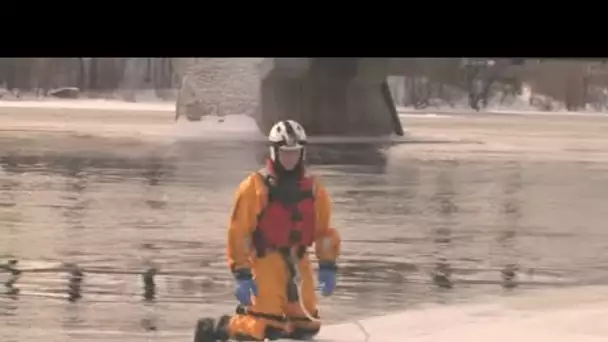 Le sauvetage sur glace, c'est leur spécialité