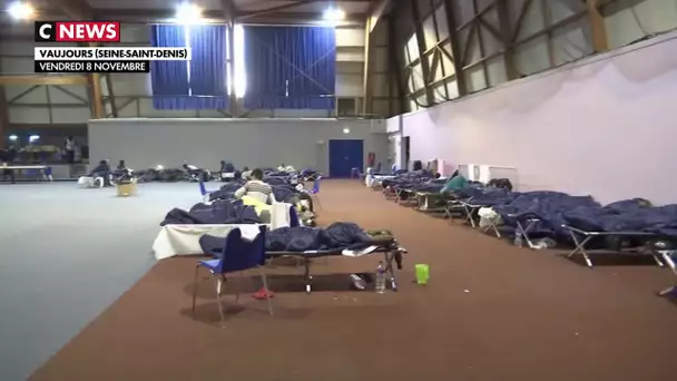 Une centaine de migrants installée à Vaujours pour un mois