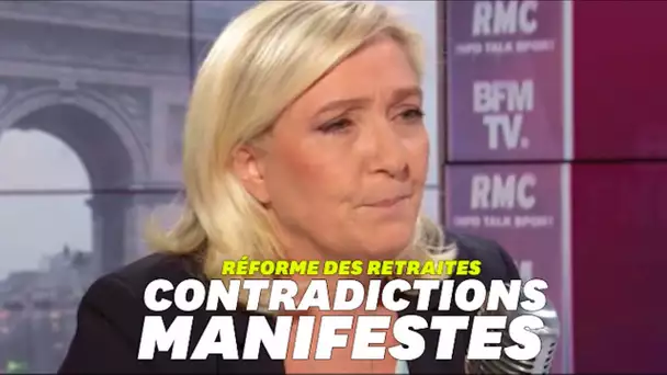 Quand Marine Le Pen manifeste ses contradictions