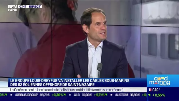 Le groupe Louis-Dreyfus va installer les câbles sous-marins des éoliennes offshore de Saint-Nazaire