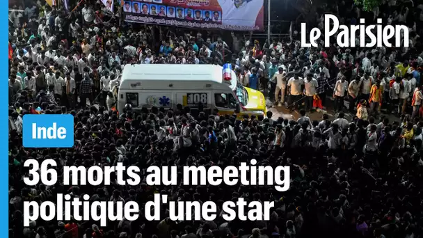 Inde : 36 morts dans un mouvement de foule au meeting d’une star de cinéma devenue politicien
