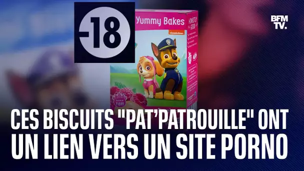 Royaume-Uni: ces biscuits "Pat’Patrouille" affichent un lien renvoyant vers un site porno