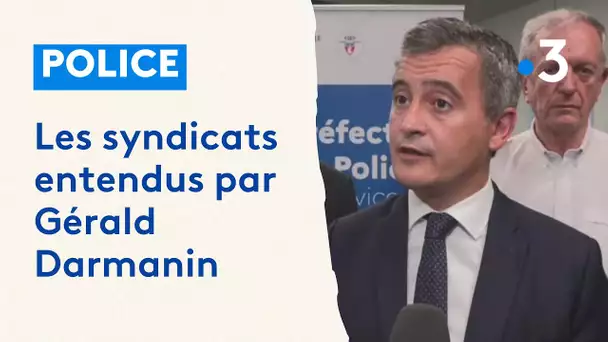 Police : les syndicats de la police entendus par Gérald Darmanin