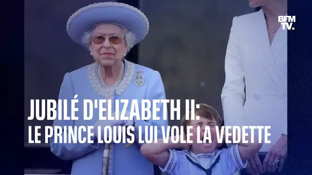 Jubilé d'Elizabeth II: le prince Louis vole la vedette aux autres membres de la famille royale