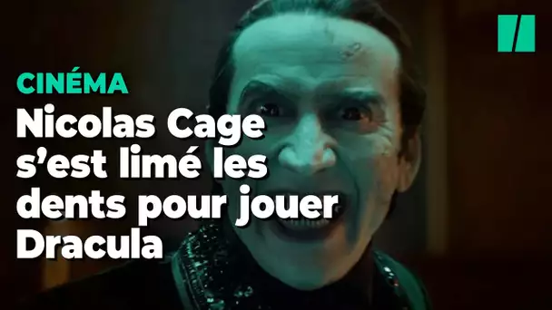 Pour « Renfield », Nicolas Cage qui joue Dracula n’a pas hésité à sacrifier ses dents