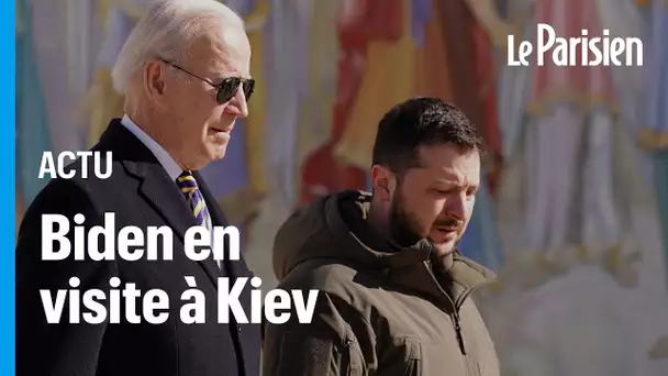 Le président américain Joe Biden en visite surprise à Kiev