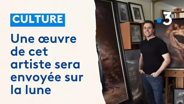 Une œuvre choisie parmi 30 000 autres pour être envoyée sur la lune !