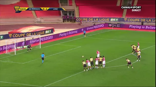 Coupe de la Ligue - Monaco / Lille : le penalty arrêté par Leo Jardim !