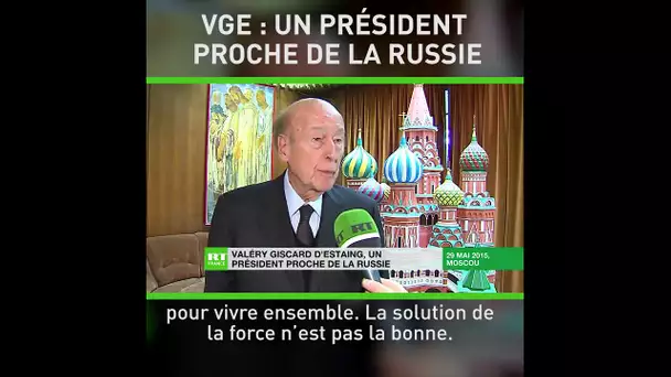 Valéry Giscard d'Estaing, un président proche de la Russie