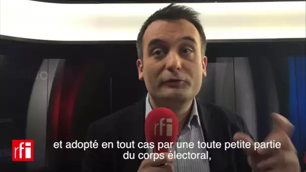 Florian Philippot, c'est quoi la nouvelle stratégie du FN face à François Fillon ?