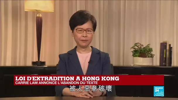Hong Kong : Carrie Lam annonce le retrait du projet de loi sur les extraditions