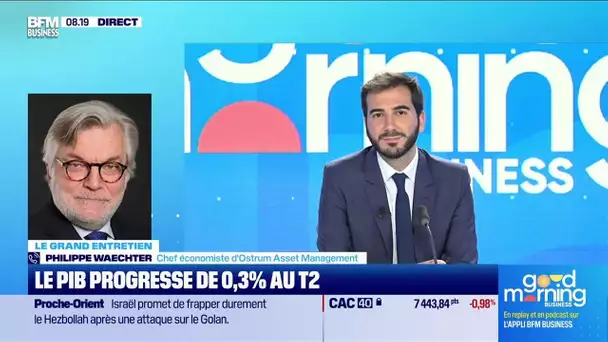 Philippe Waechter (Ostrum Asset Management) : Le PIB progresse de 0,3% au T2